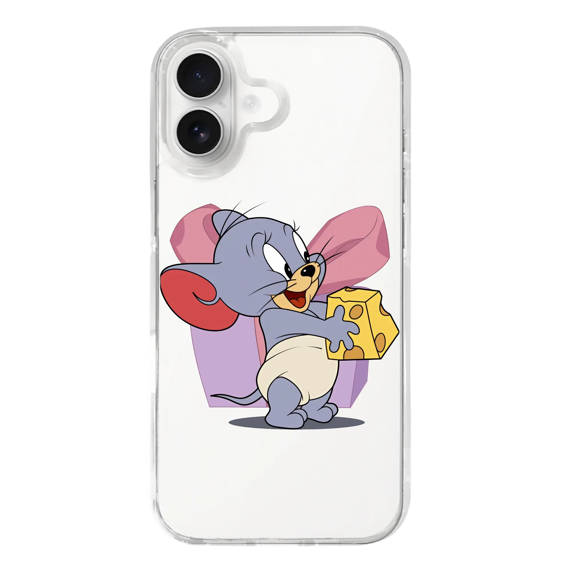 トムとジェリー グッズ タフィー - iPhone 17シリーズ 透明スマホケース – 薄型・耐衝撃・精密フィット保護カバー